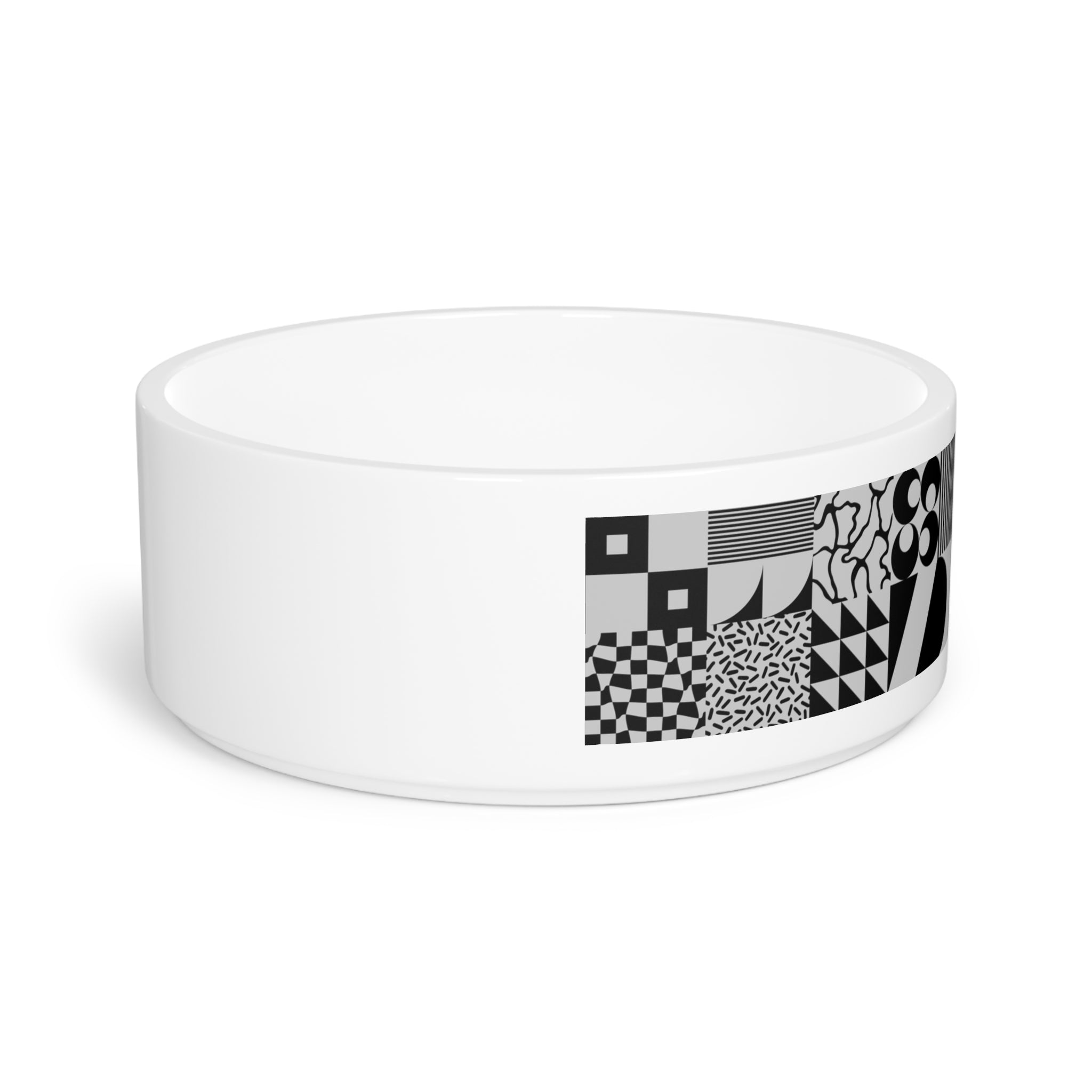 Dogg-o-cubism - Ceramic Pet Bowl