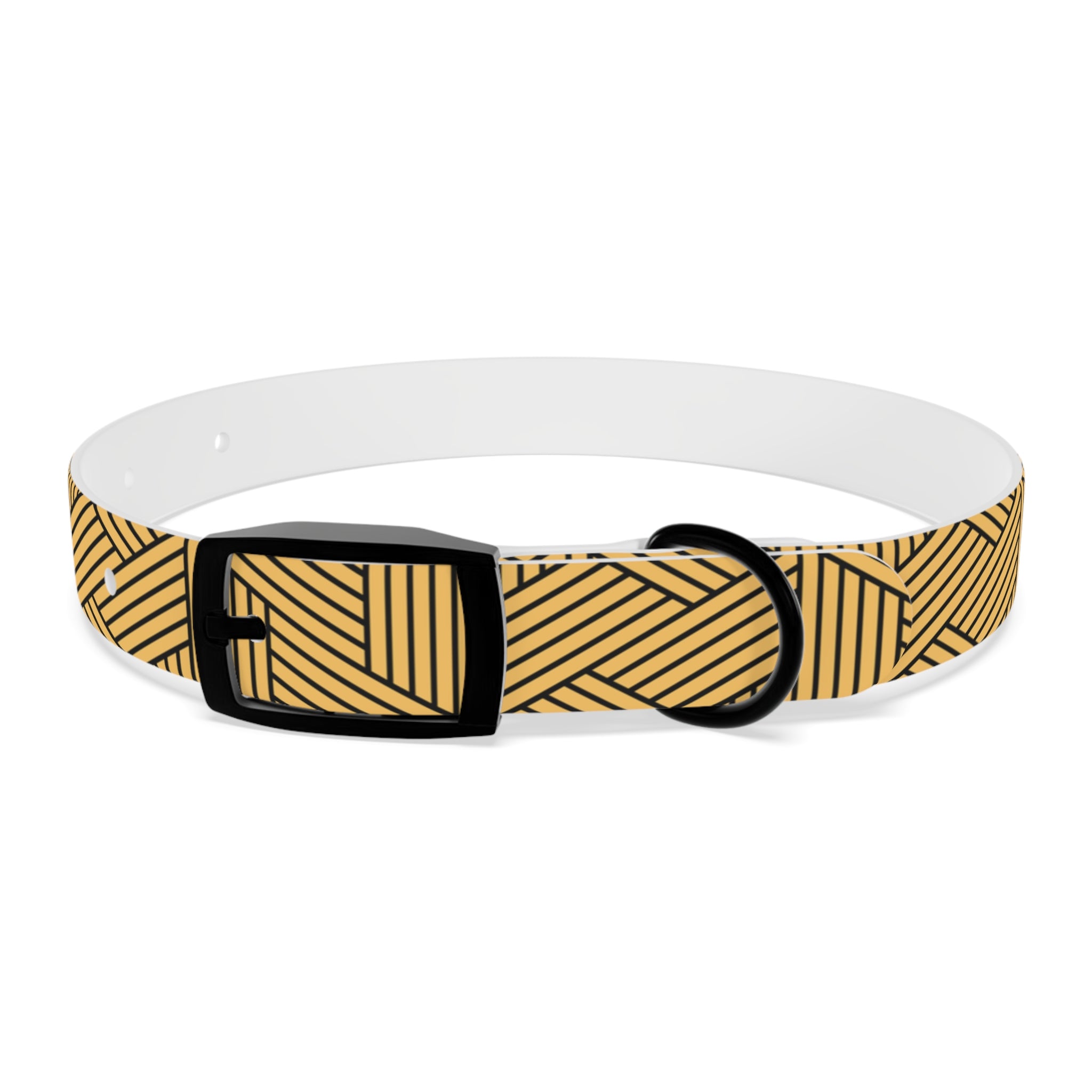 Geometric (Yellow) - Hypoallergenic Dog Collar