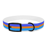 Stripes (Aurora, Orange, Indigo) - Hypoallergenic Dog Collar