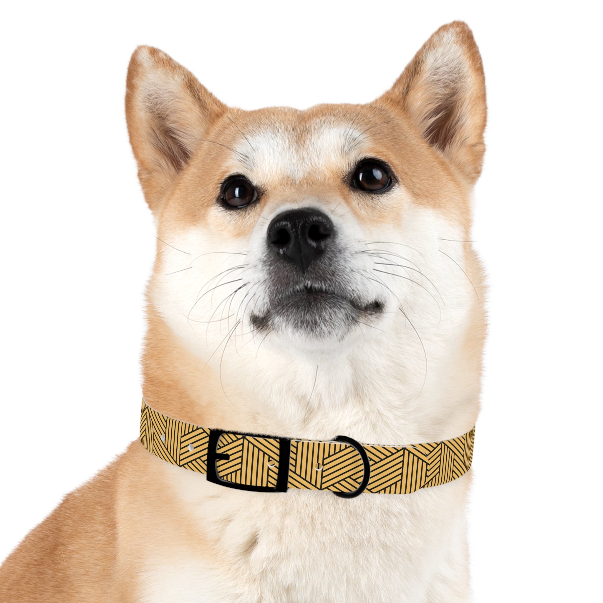 Geometric (Yellow) - Hypoallergenic Dog Collar