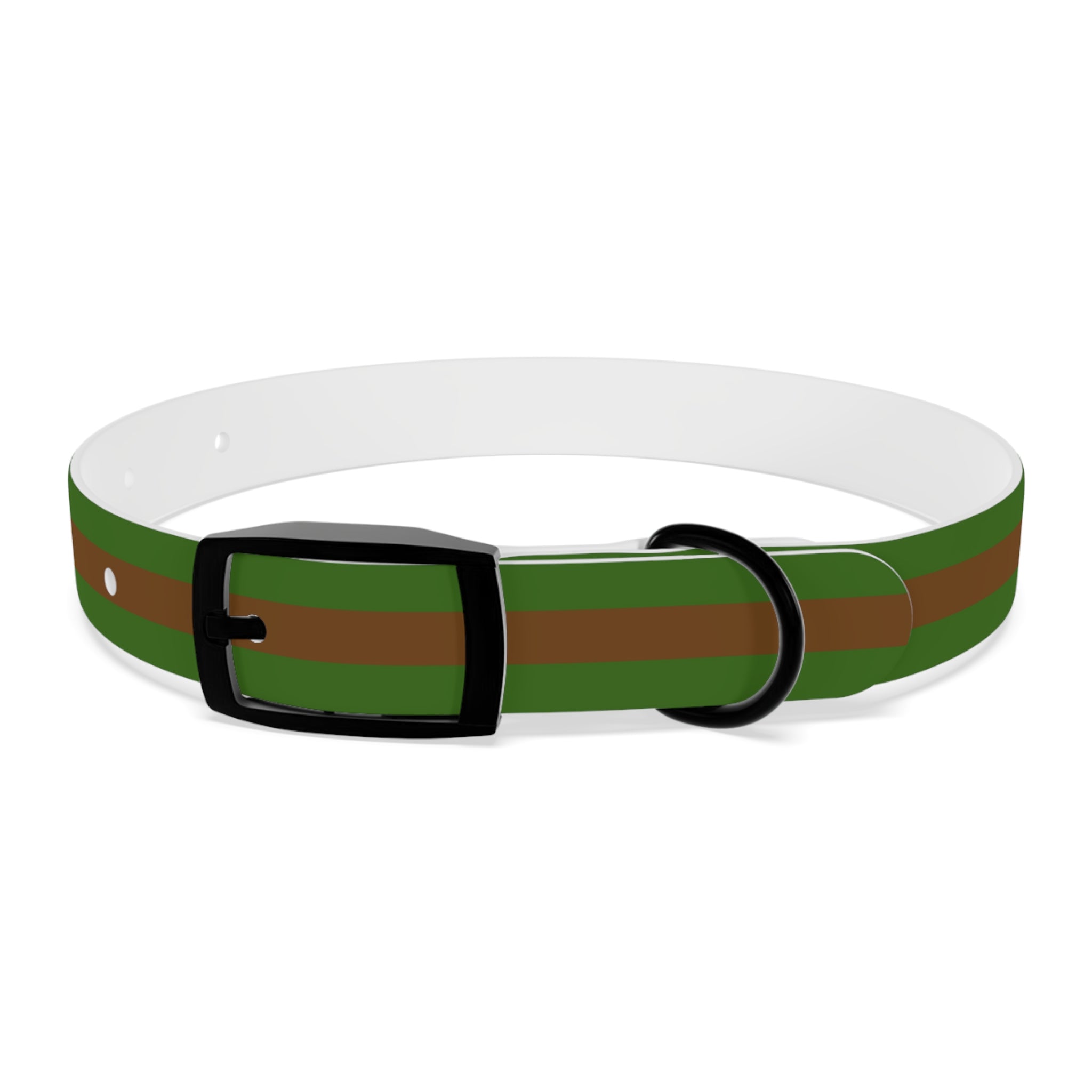 Grass-Poop-Grass Stripes - Hypoallergenic Dog Collar