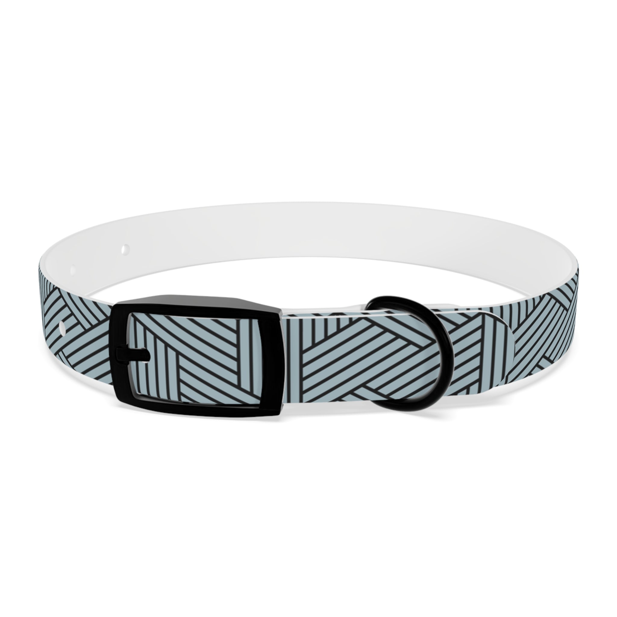 Geometric (Faded Blue) - Hypoallergenic Dog Collar