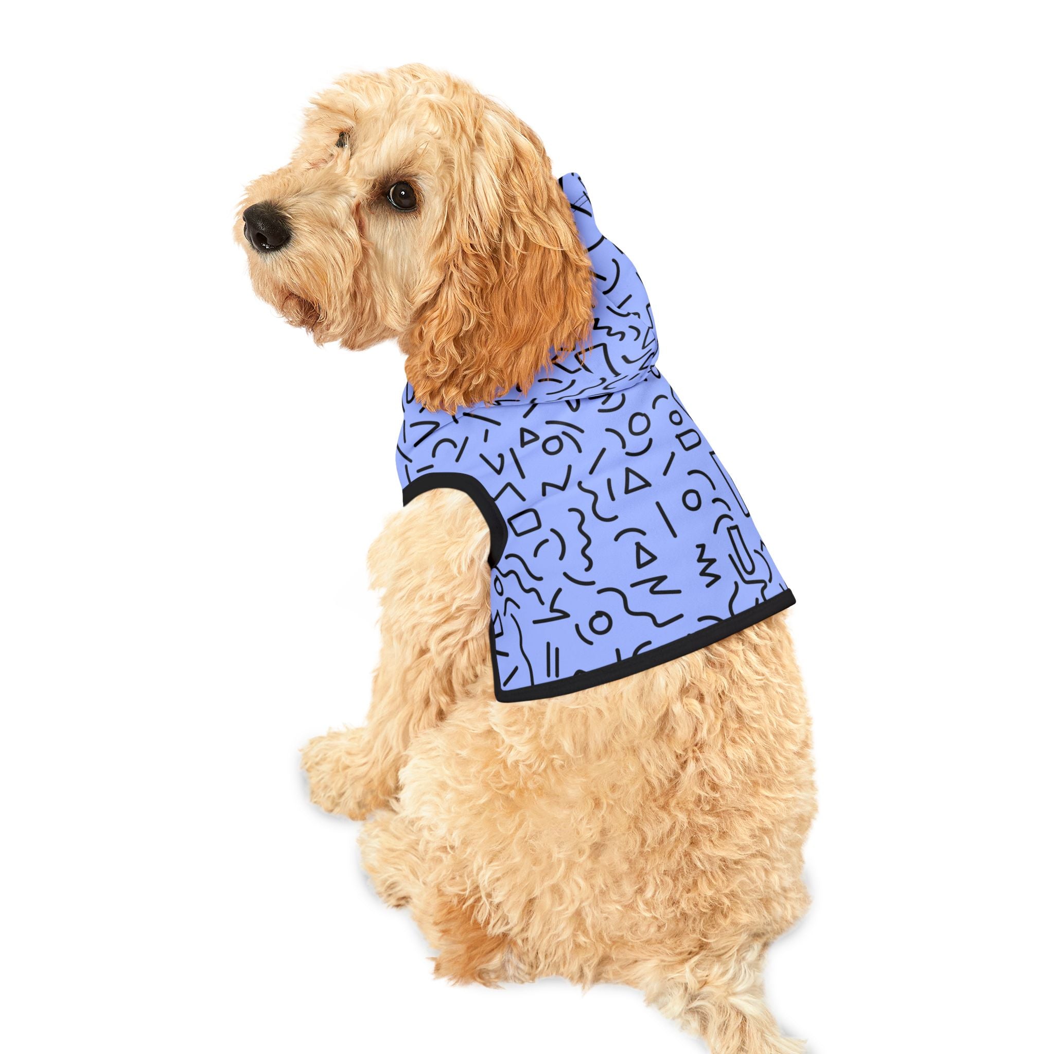 Blue Scribbles - Pet Hoodie