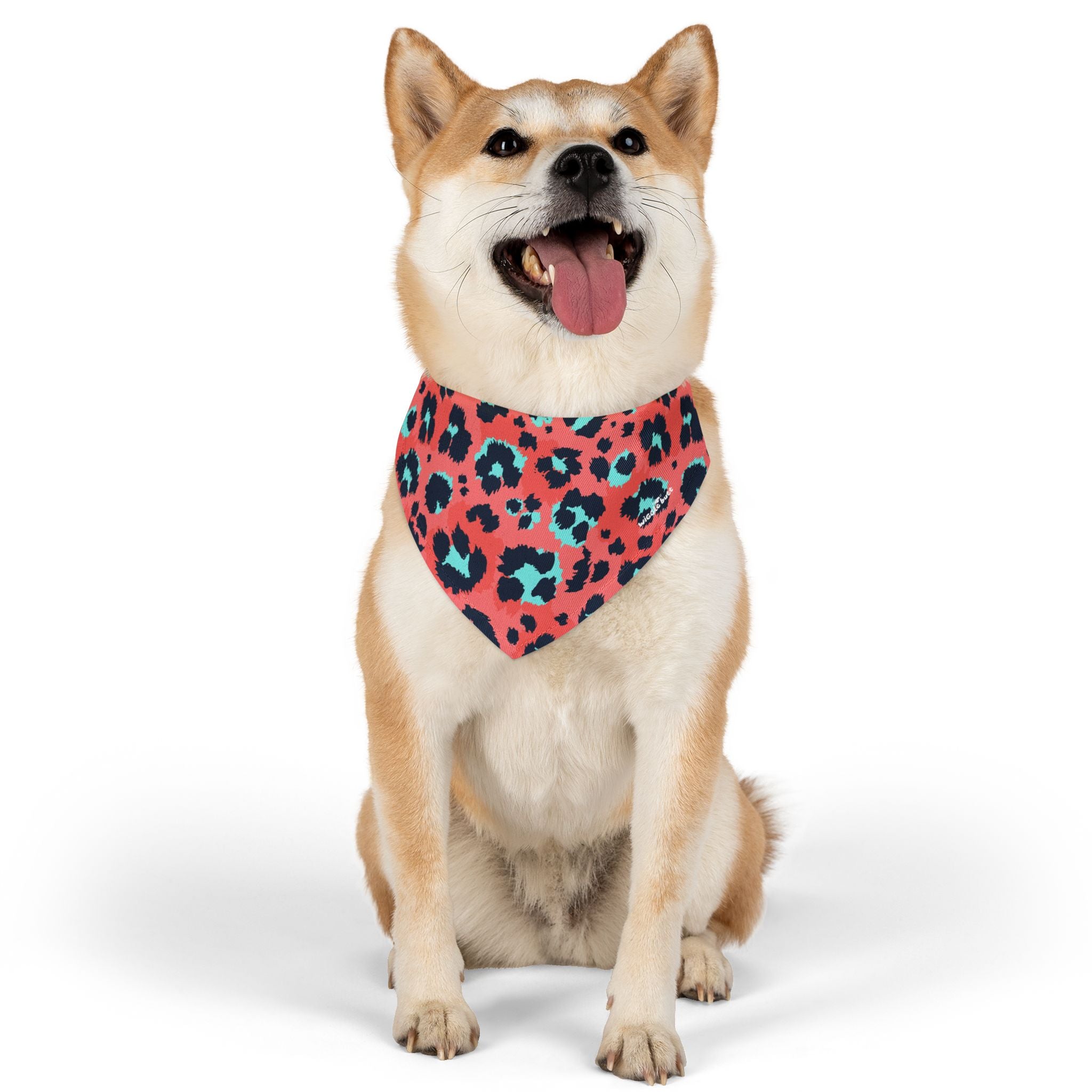 Red Leopard - Bandana Collar