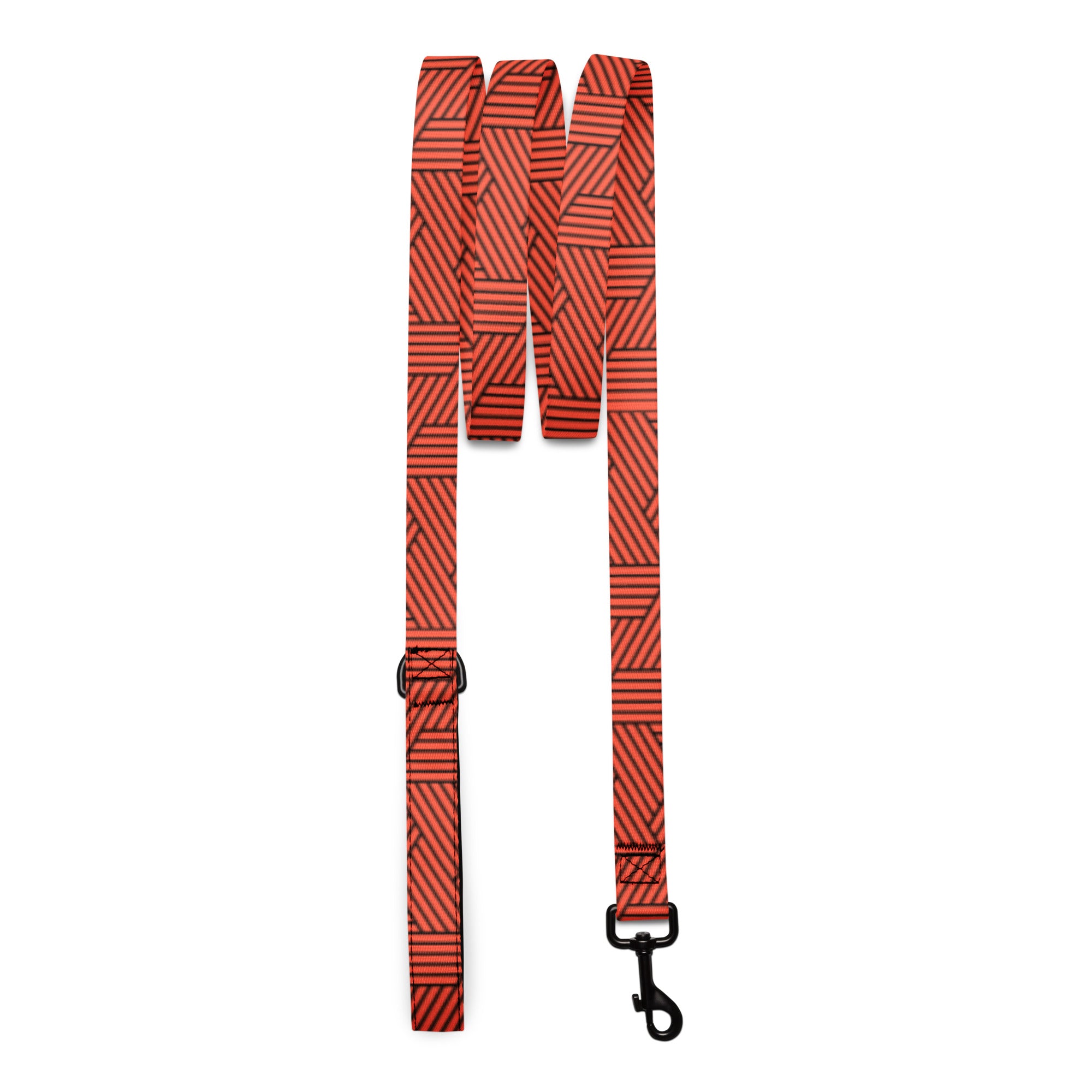 Geometric (Red) - Pet leash