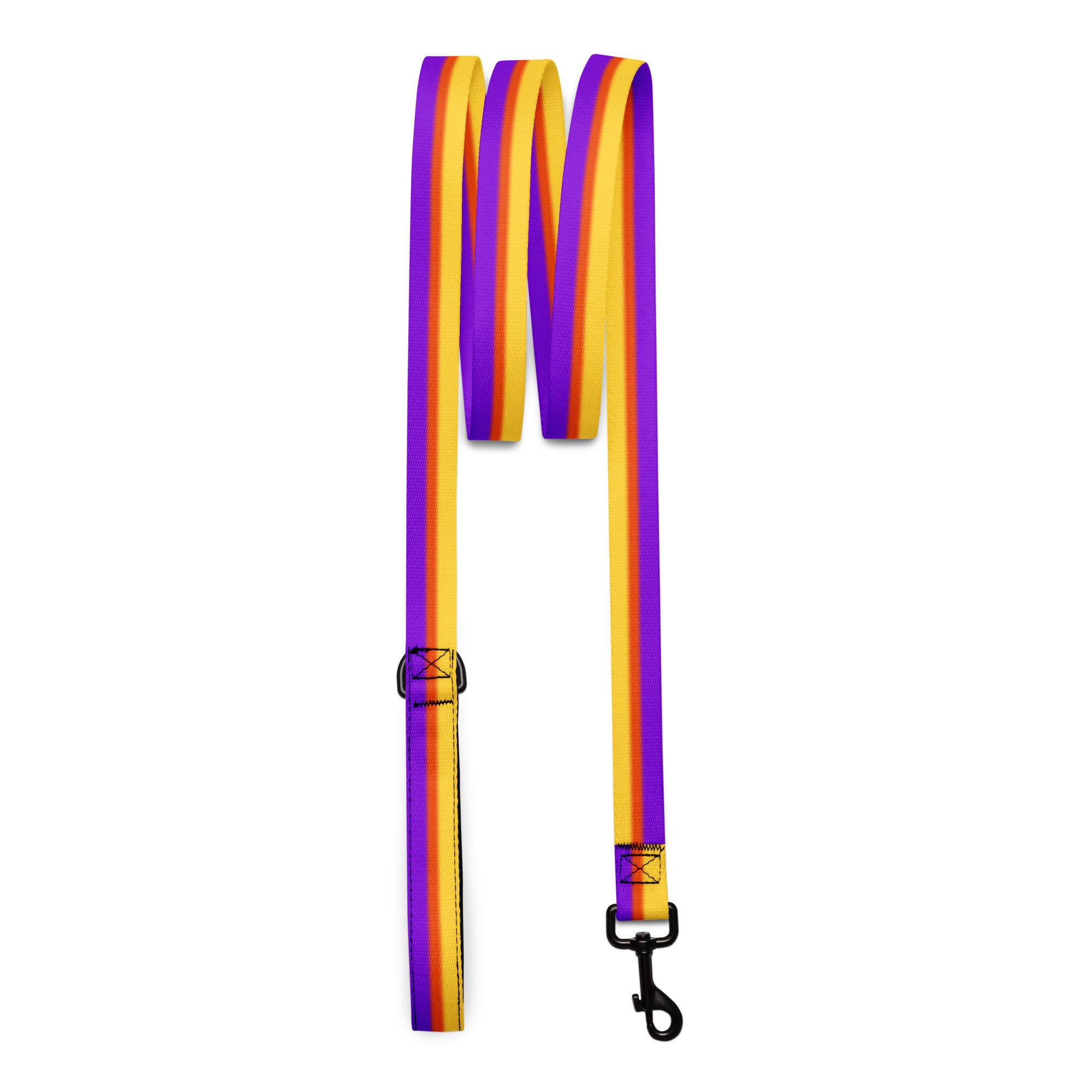 Stripes (Purple and Yellow) - Pet leash